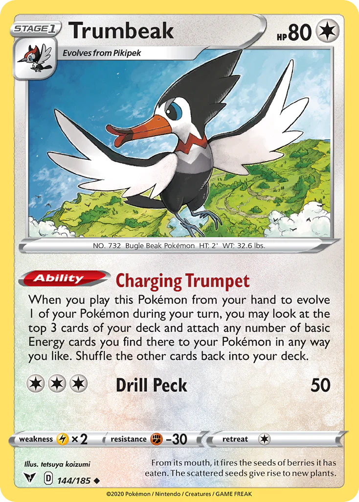 Trumbeak (144/185) - [Reverse Holo] Vivid Voltage (VIV)
