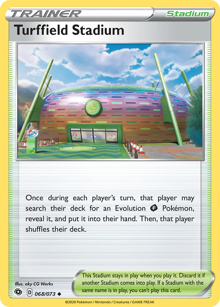 Turffield Stadium (68/73) - [Reverse Holo] Champion's Path (CPA)