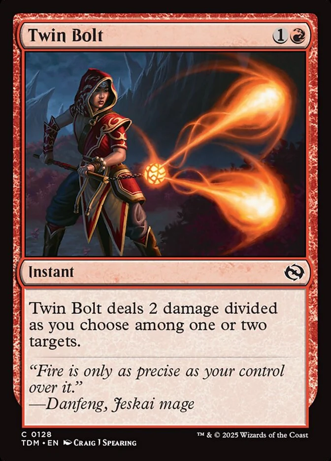 Twin Bolt (128) - [Foil] Tarkir: Dragonstorm (TDM)