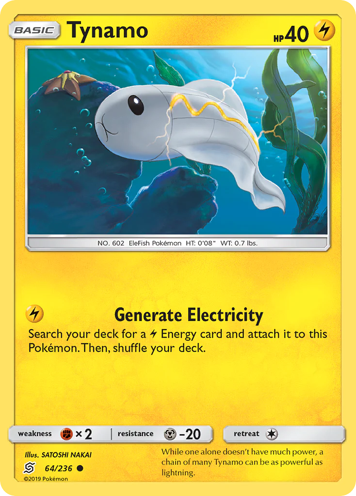 Tynamo (64/236) - [Reverse Holo] Unified Minds (UNM)