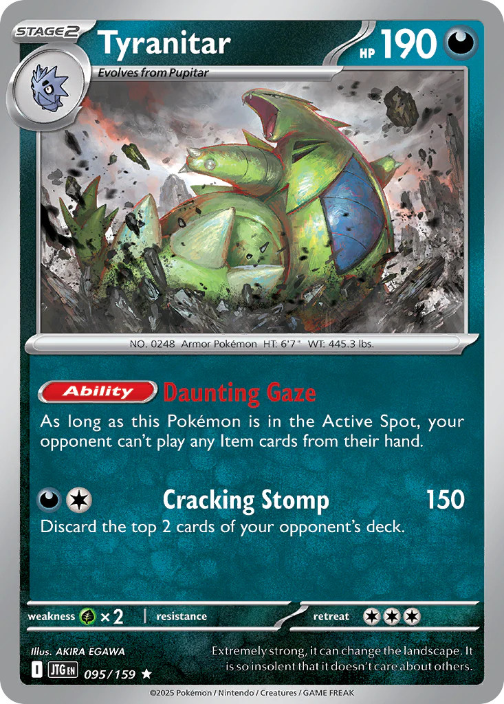 Tyranitar (95/159) - [Reverse Holo] Journey Together (JTG)
