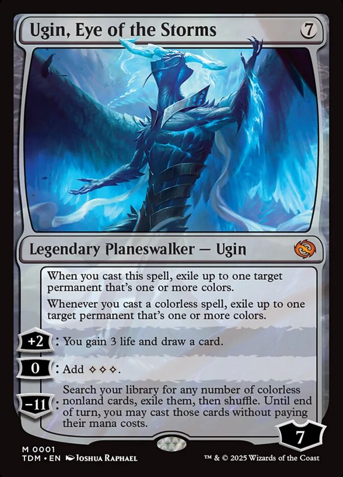 Ugin, Eye of the Storms (1) - [Foil] Tarkir: Dragonstorm (TDM)