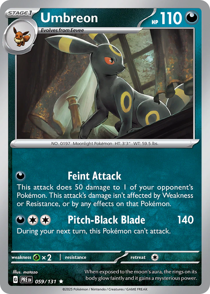 Umbreon (59/131) - [Reverse Holo] Prismatic Evolutions (PRE)