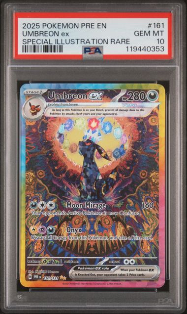 Umbreon Ex Special Art Rare #161 - [Graded PSA 10] SV: Prismatic Evolutions (PRE)