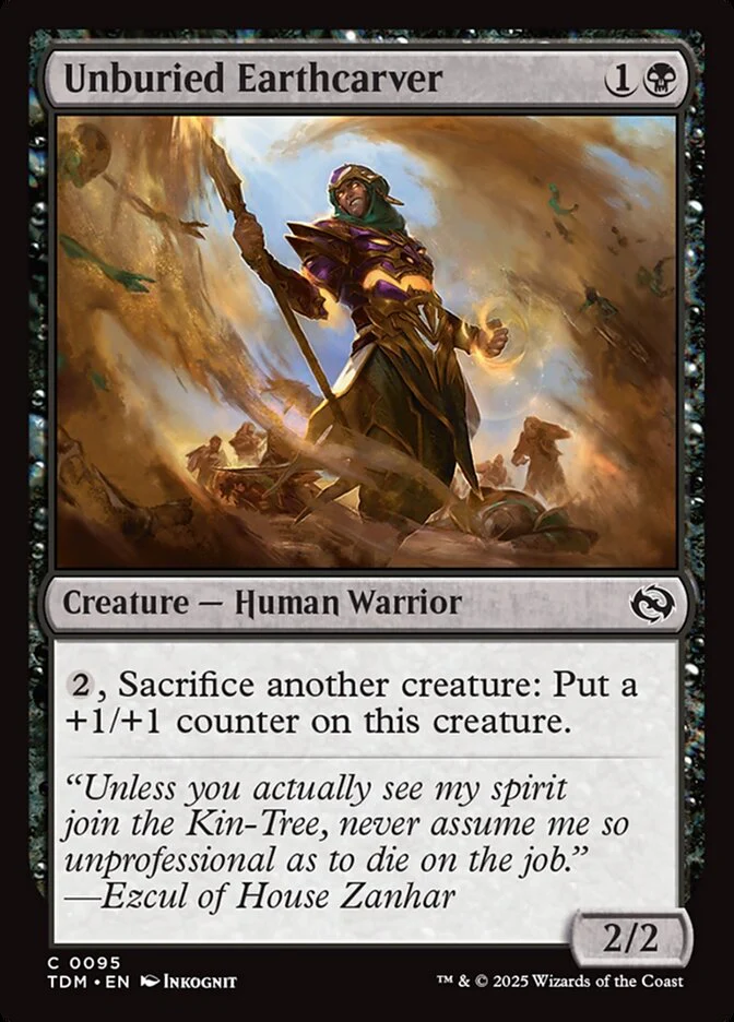 Unburied Earthcarver (95) - [Foil] Tarkir: Dragonstorm (TDM)