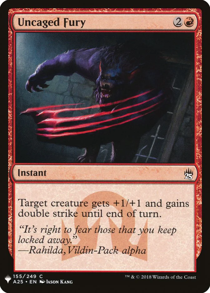 Uncaged Fury - The List (PLST)