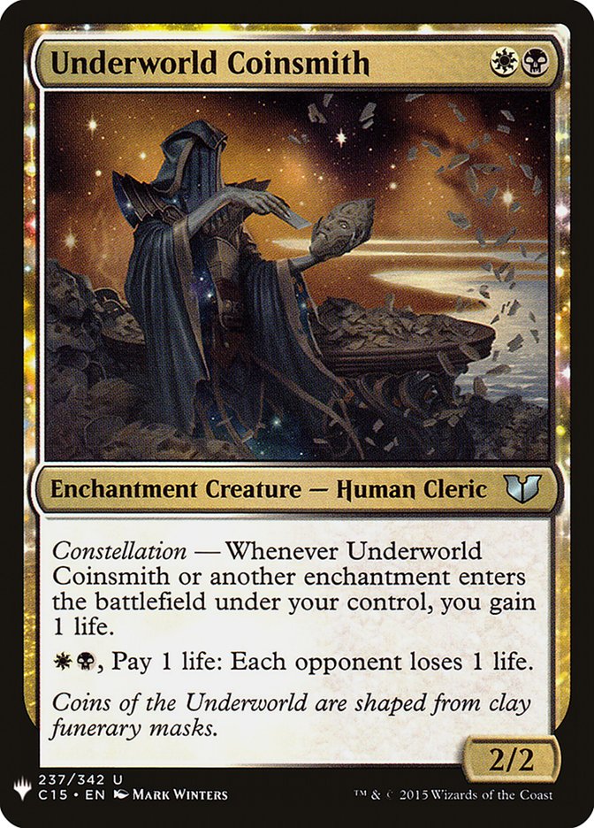 Underworld Coinsmith - The List (PLST)