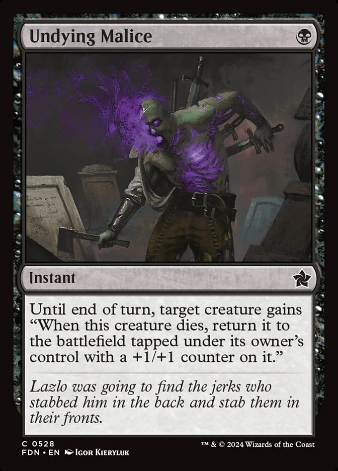 Undying Malice - Foundations (FDN)