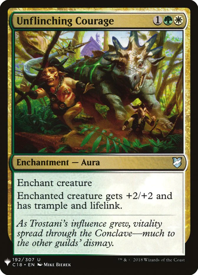Unflinching Courage - The List (PLST)
