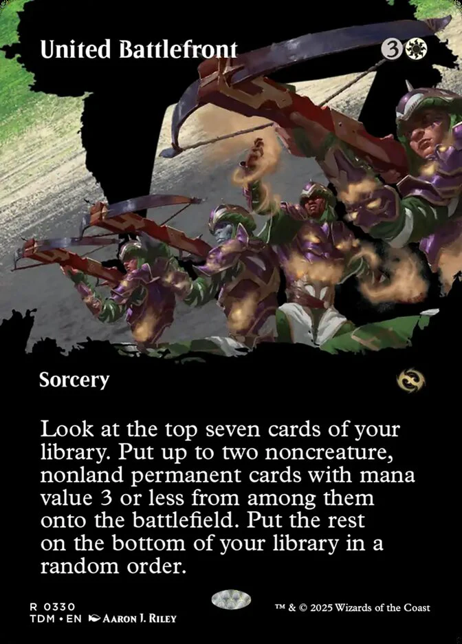 United Battlefront (330) - [Foil, Showcase] Tarkir: Dragonstorm (TDM)