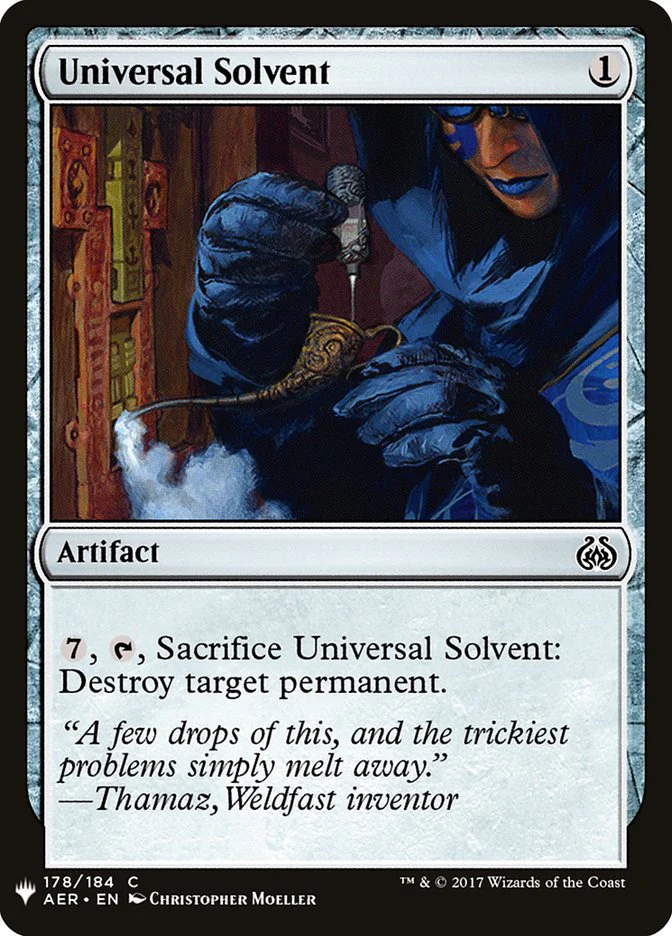 Universal Solvent - The List (PLST)