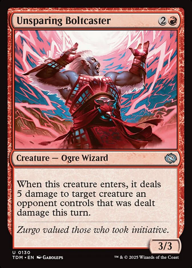 Unsparing Boltcaster (130) - [Foil] Tarkir: Dragonstorm (TDM)