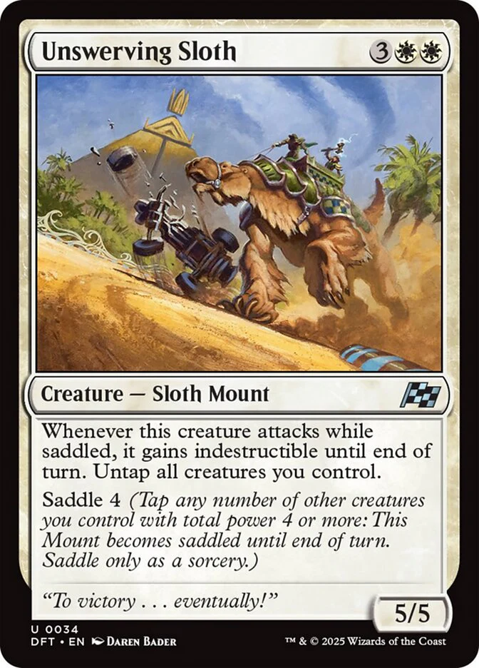 Unswerving Sloth - [Foil] Aetherdrift (DFT)