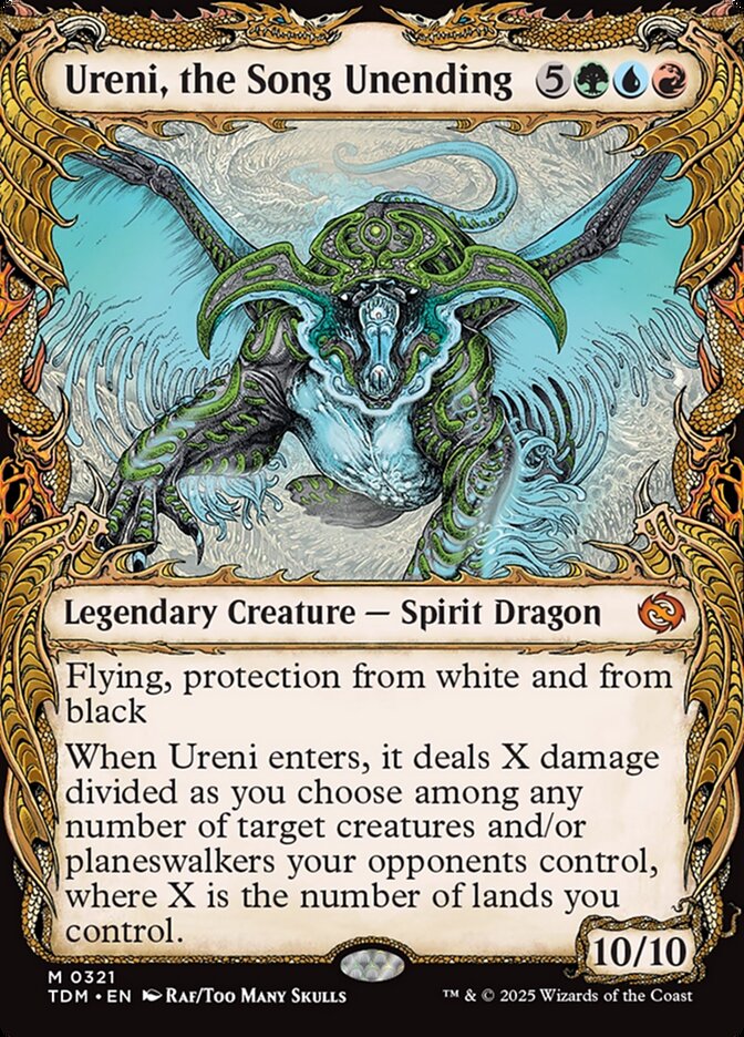 Ureni, the Song Unending (321) - [Foil, Showcase] Tarkir: Dragonstorm (TDM)
