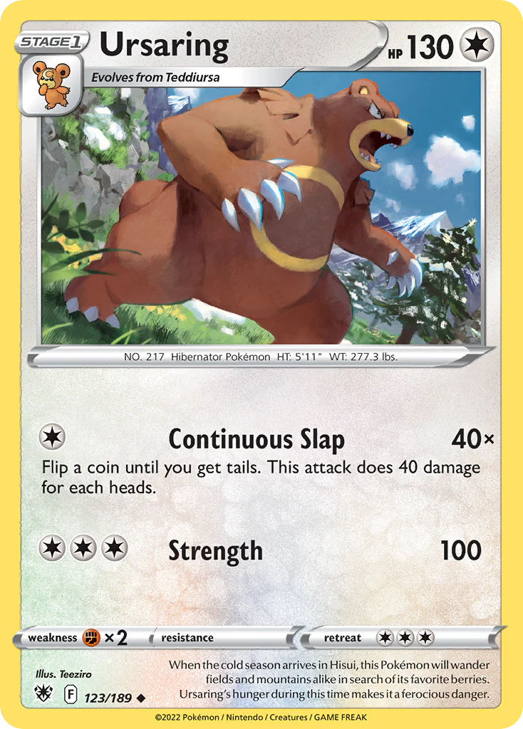Ursaring (123/189) - Astral Radiance (ASR)