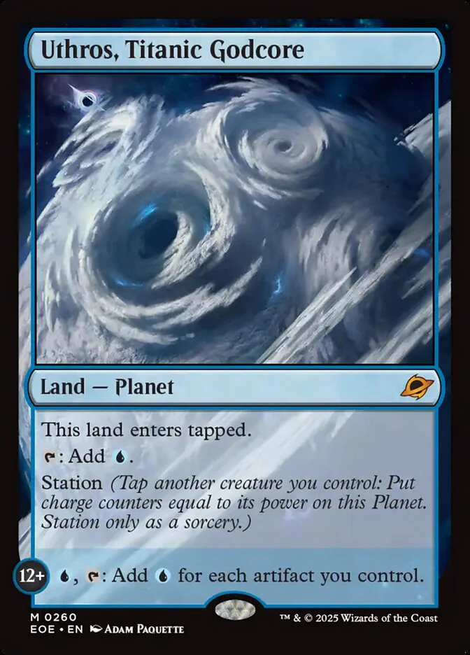 Uthros, Titanic Godcore (260) - [Foil] Edge of Eternities (EOE)