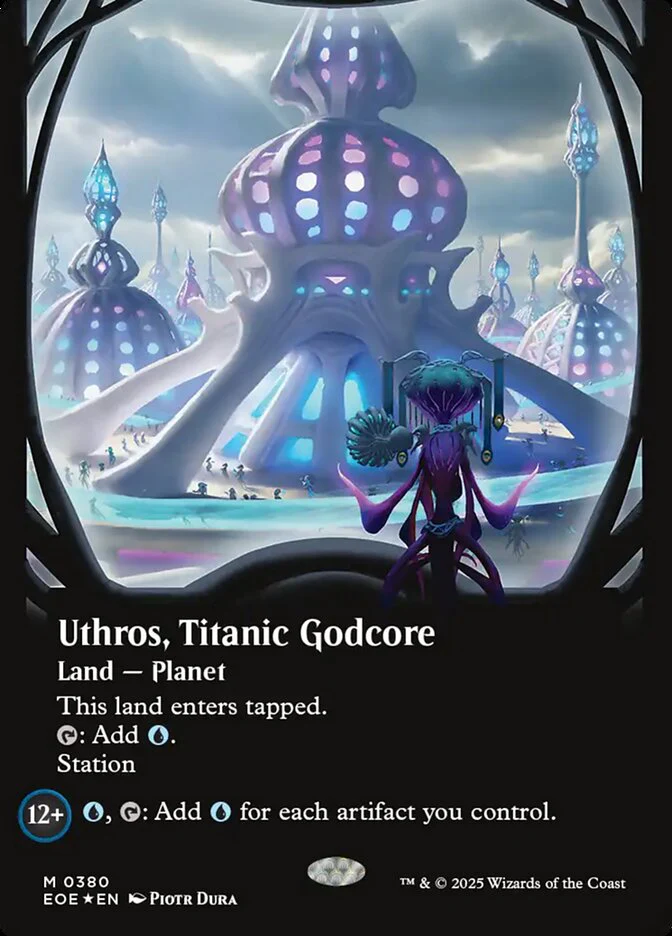 Uthros, Titanic Godcore (380) - [Galaxy Foil, Showcase] Edge of Eternities (EOE)