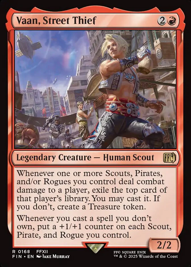 Vaan, Street Thief (168) - [Foil] Final Fantasy (FIN)
