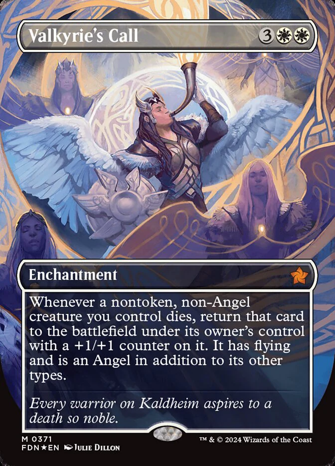 Valkyrie's Call - [Mana Foil, Borderless] Foundations (FDN)