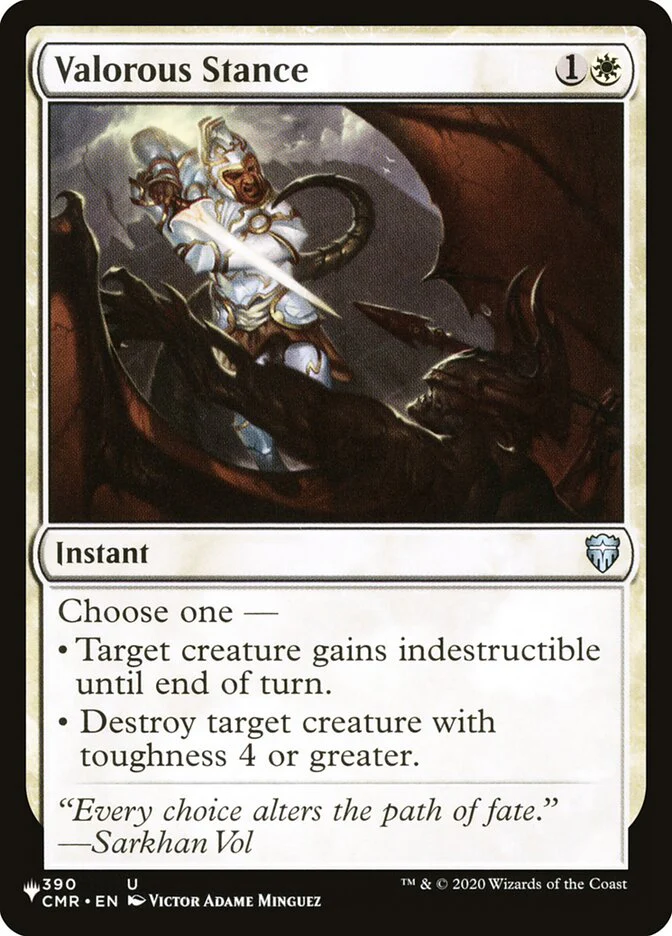 Valorous Stance - The List (PLST)