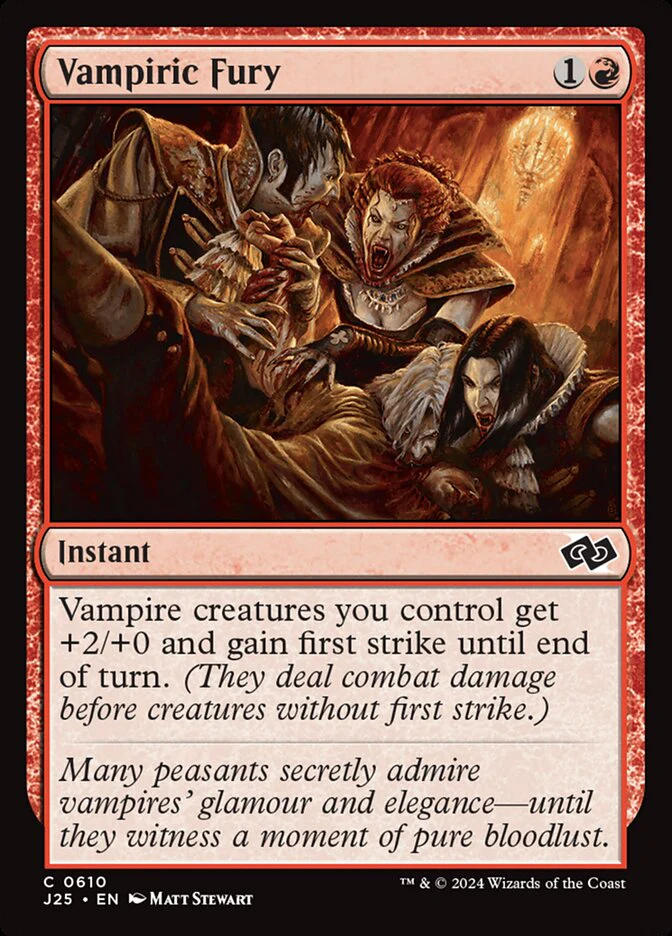 Vampiric Fury - Foundations Jumpstart (J25)