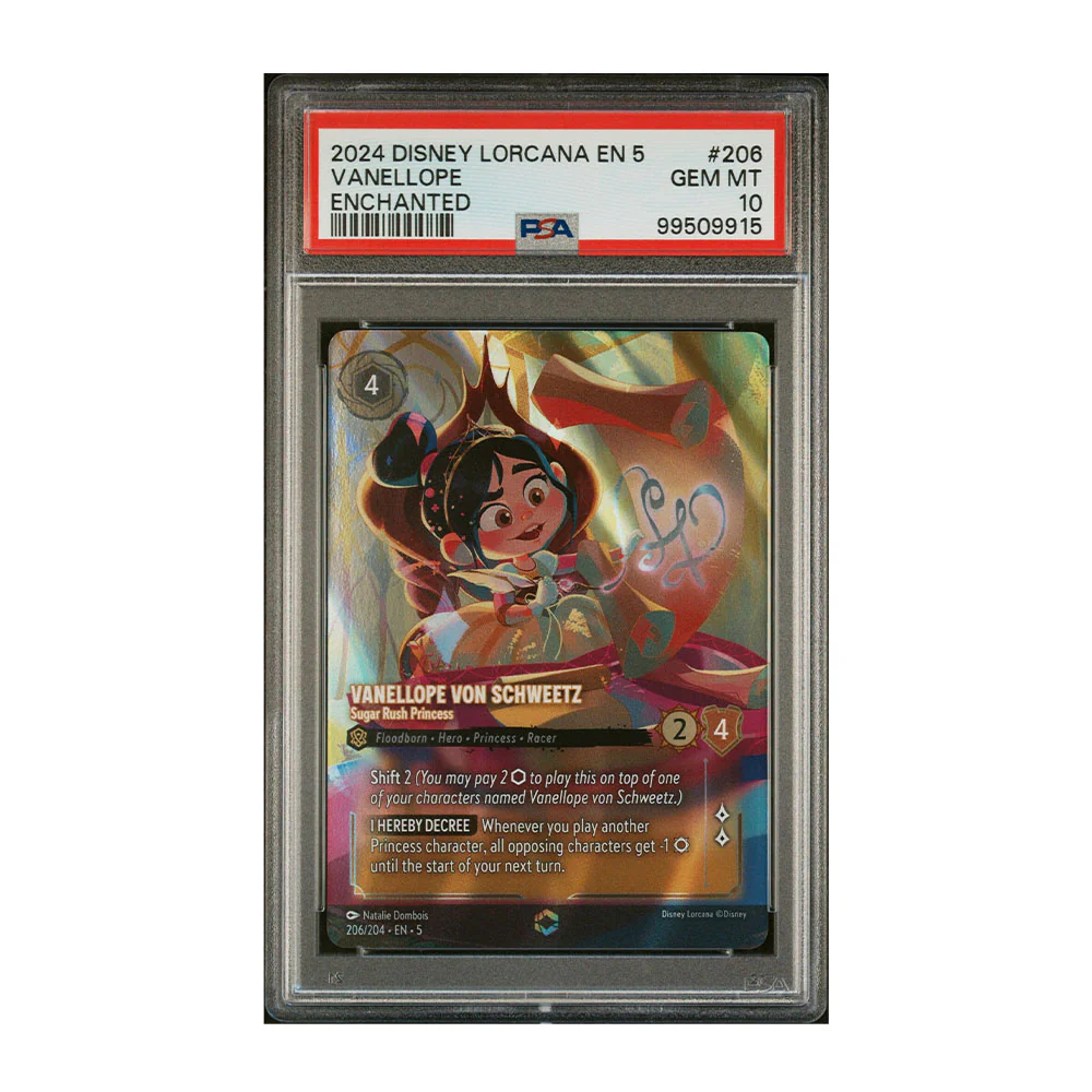 Vanellope von Schweetz - Sugar Rush Princess [Foil, Enchanted, Graded PSA 10] (Enchanted) - Shimmering Skies (5)