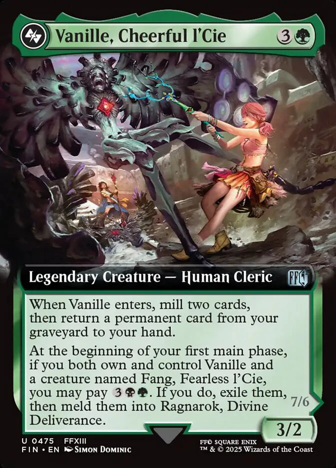 Vanille, Cheerful l'Cie (475) - [Foil, Extended Art] Final Fantasy (FIN)