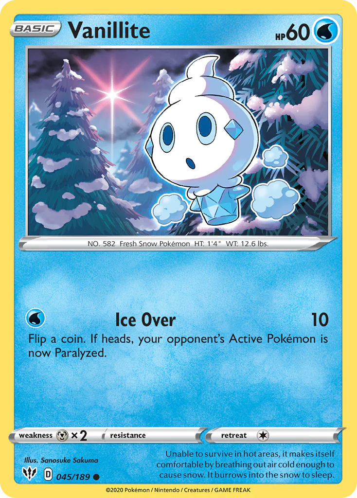 Vanillite (45/189) - Darkness Ablaze (DAA)