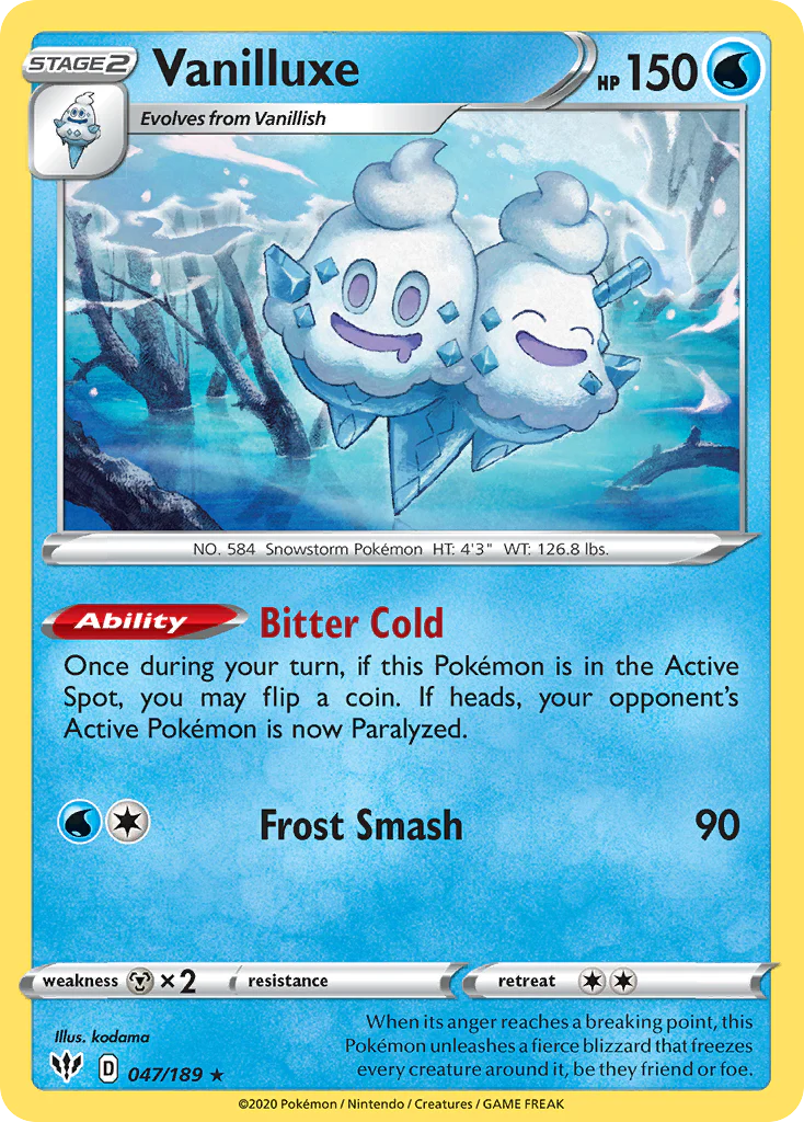Vanilluxe (47/189) - Darkness Ablaze (DAA)