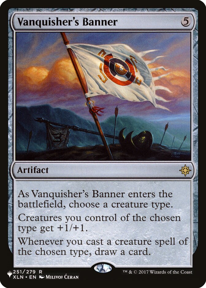 Vanquisher's Banner - The List (PLST)