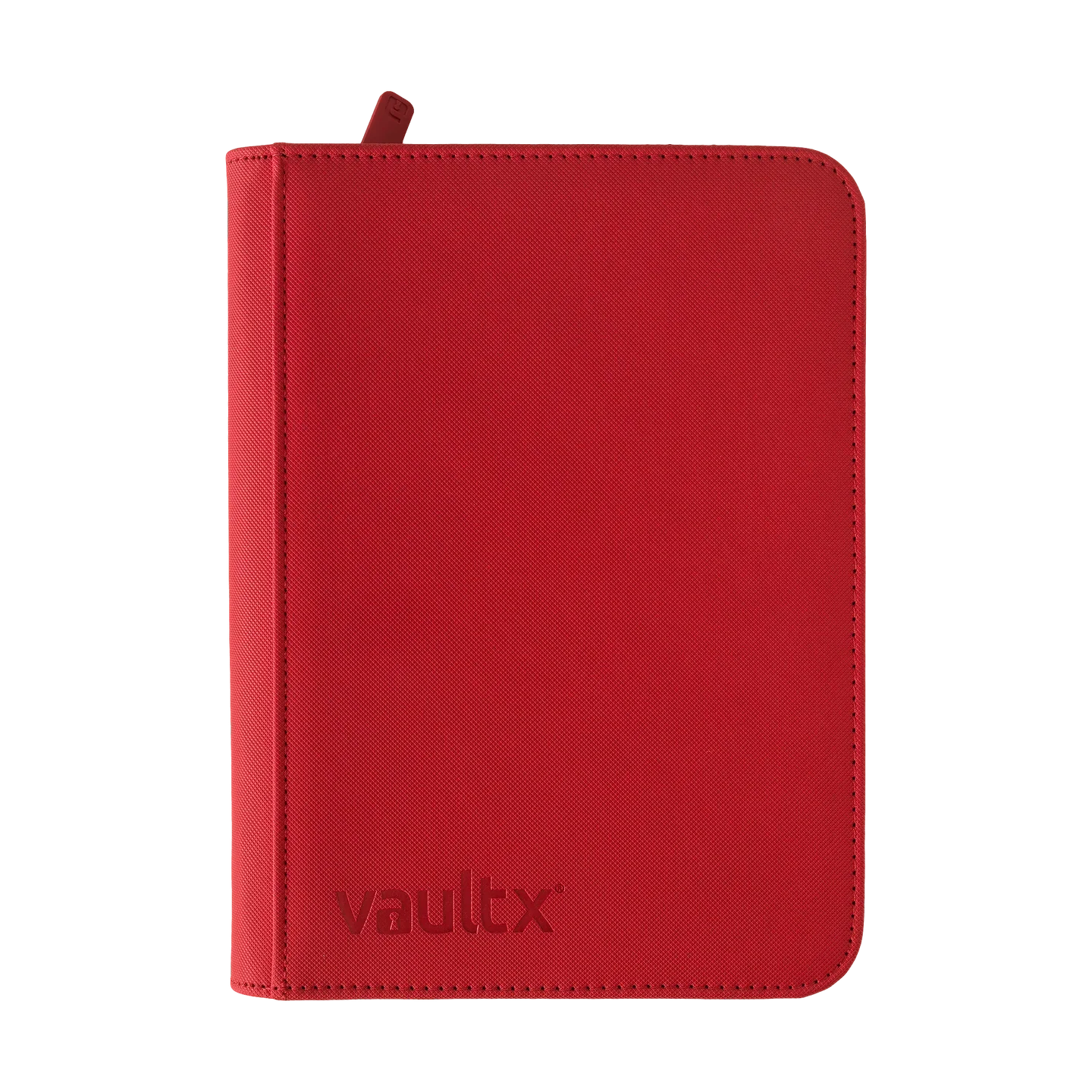 Vault X 4-Pocket Zip Binder - Fire Red