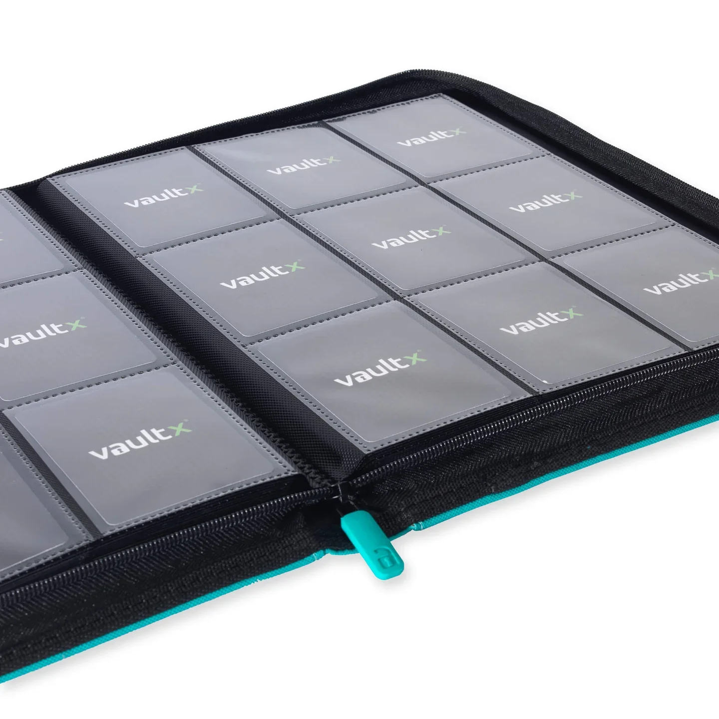 Vault X 9-Pocket Exo-Tec Zip Binder (SV5) - Teal - Image 3