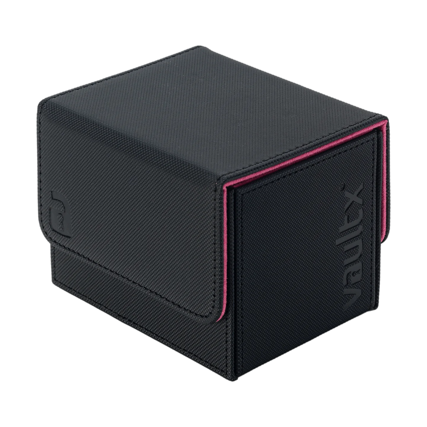 Vault X Premium Sideloading Deck Box 100+ - Black/Electric Pink