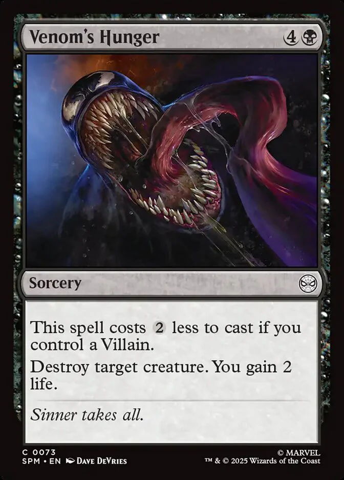 Venom's Hunger (73) - [Foil] Marvel's Spider-Man (SPM)