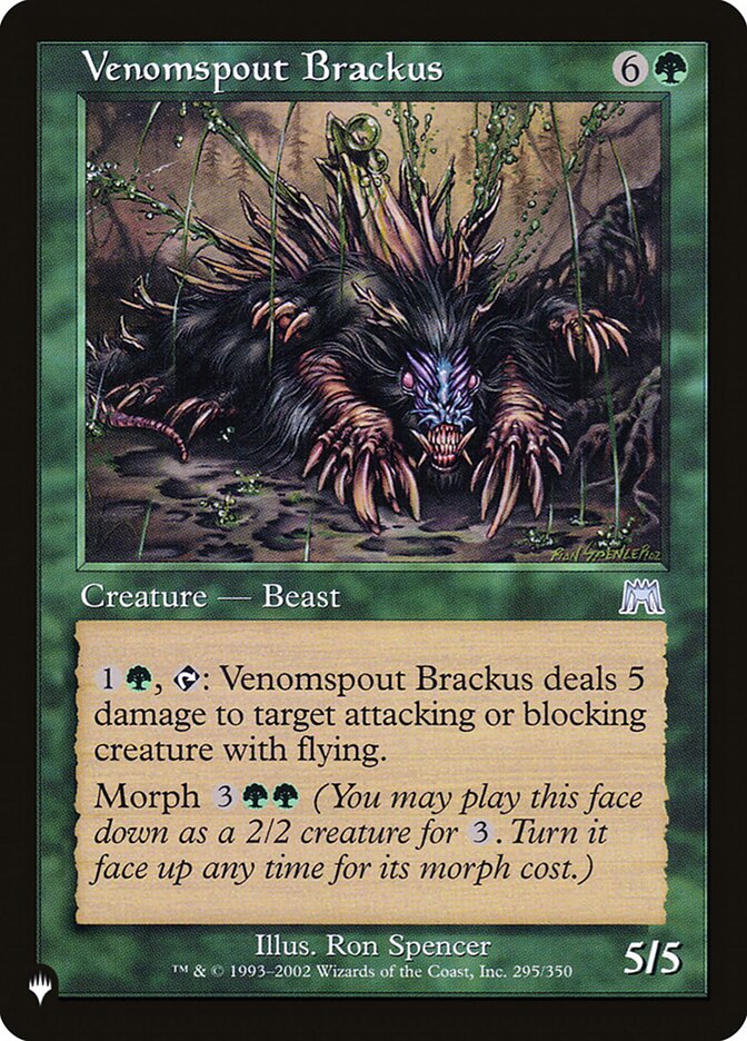 Venomspout Brackus - The List (PLST)