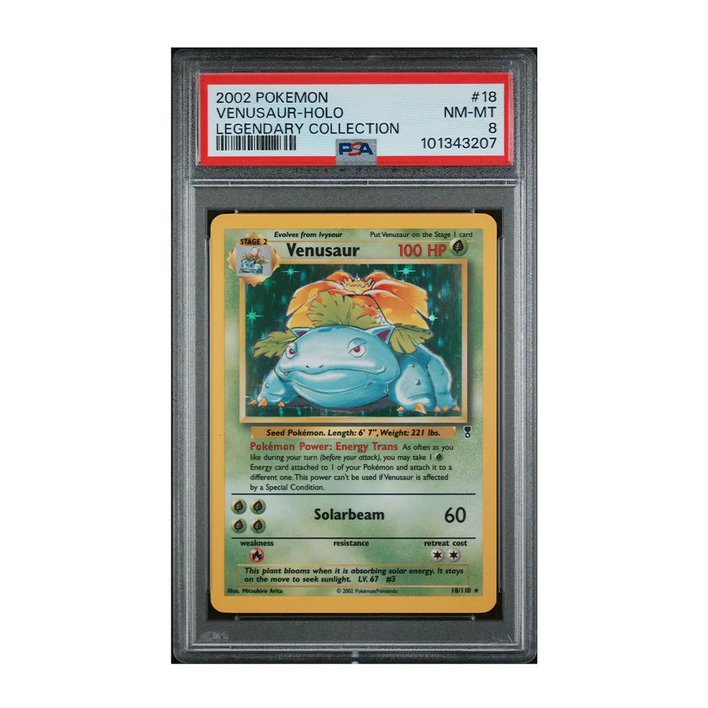 Venusaur - [Holo, Graded PSA 8] Legendary Collection (LC)