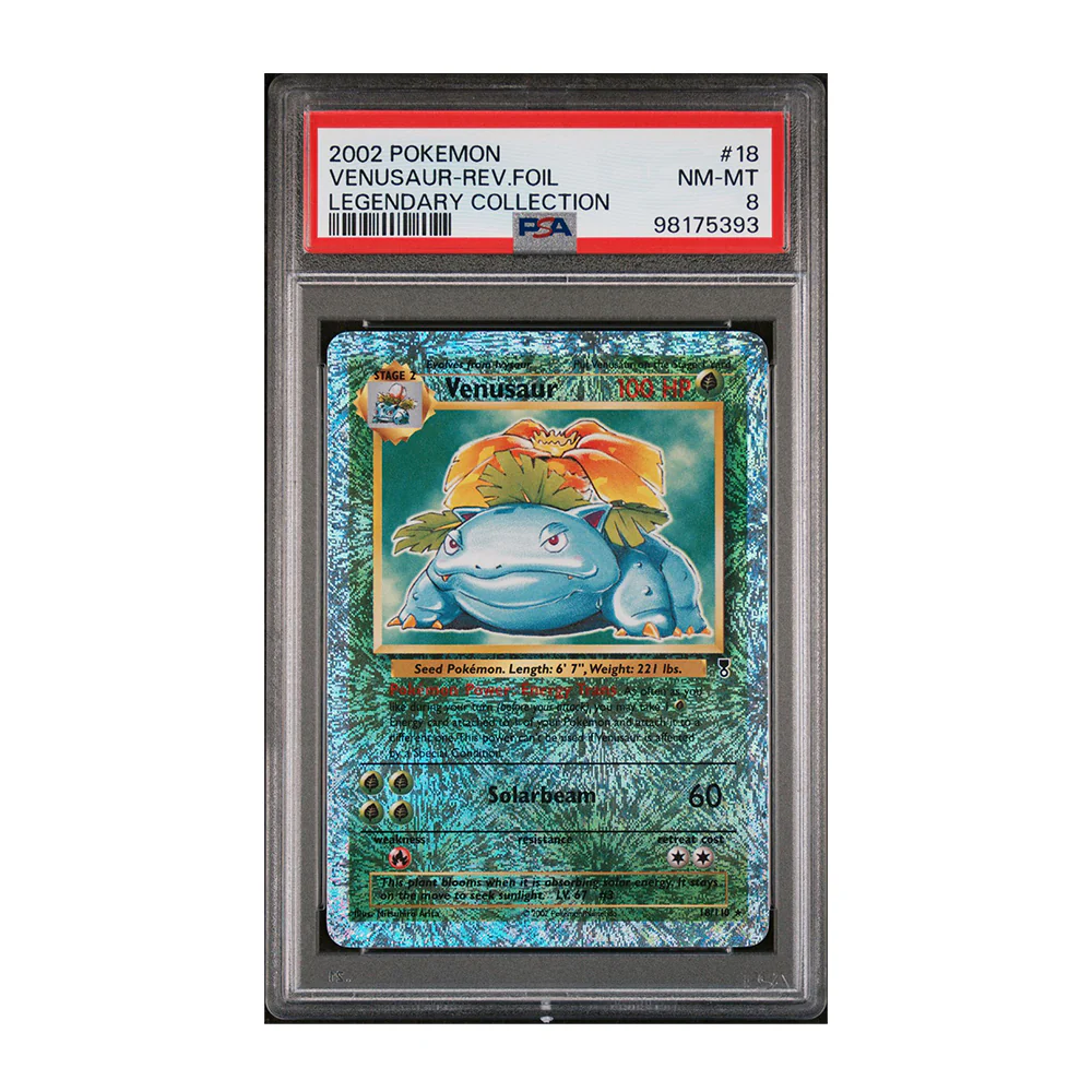 Venusaur - [Reverse Holo, Graded PSA 8] Legendary Collection (LC)