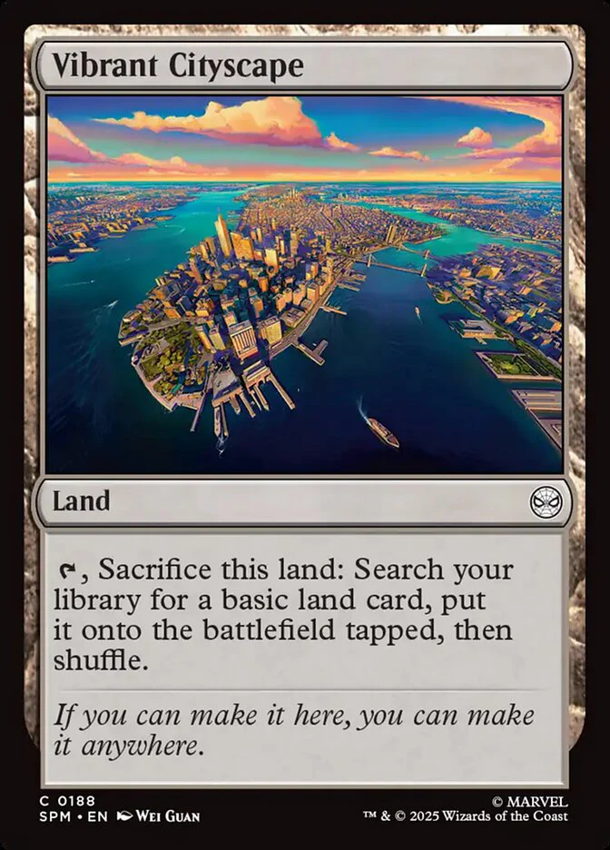 Vibrant Cityscape (188) - [Foil] Marvel's Spider-Man (SPM)