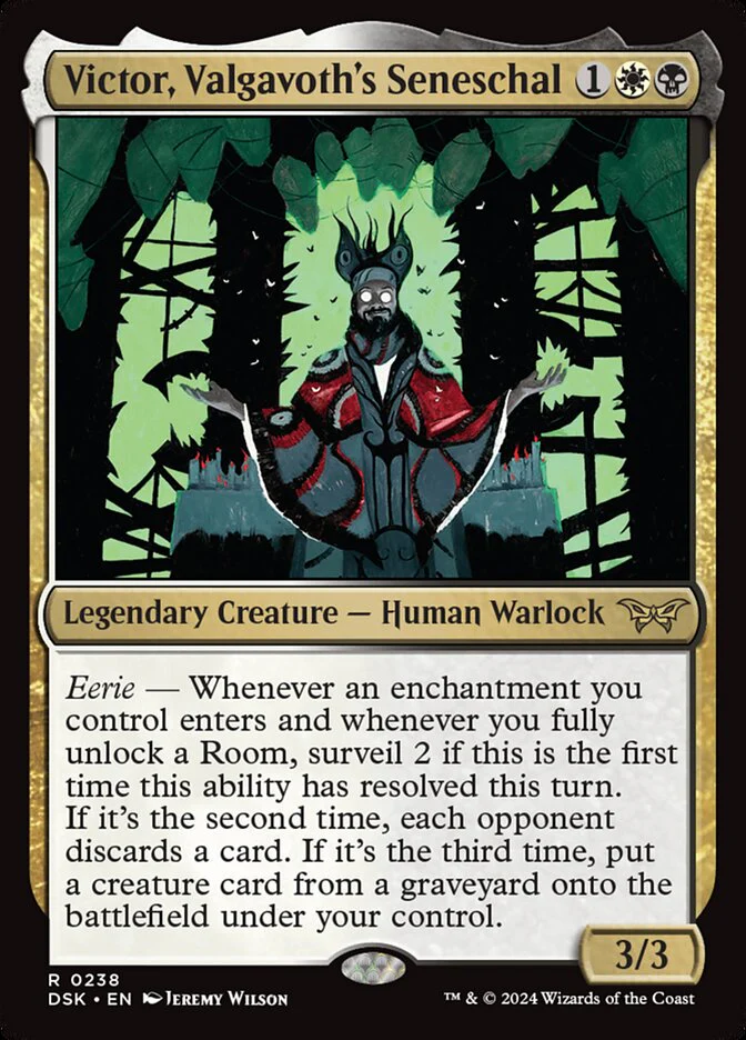 Victor, Valgavoth's Seneschal - Duskmourn: House of Horror (DSK)