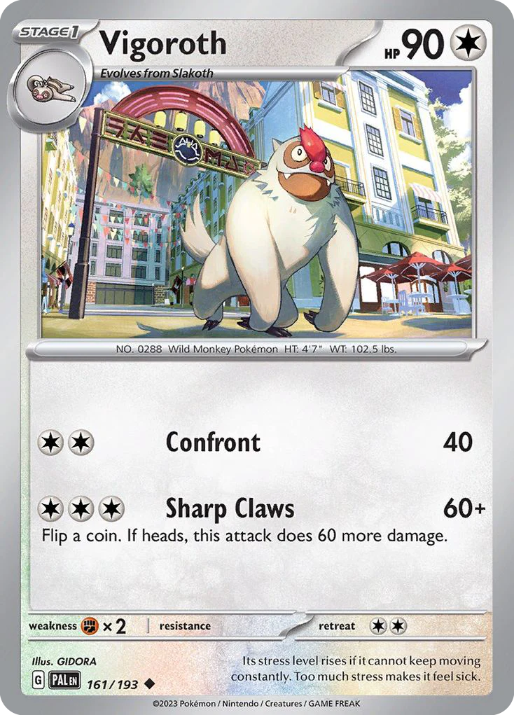 Vigoroth (161/193) - Paldea Evolved (PAL)