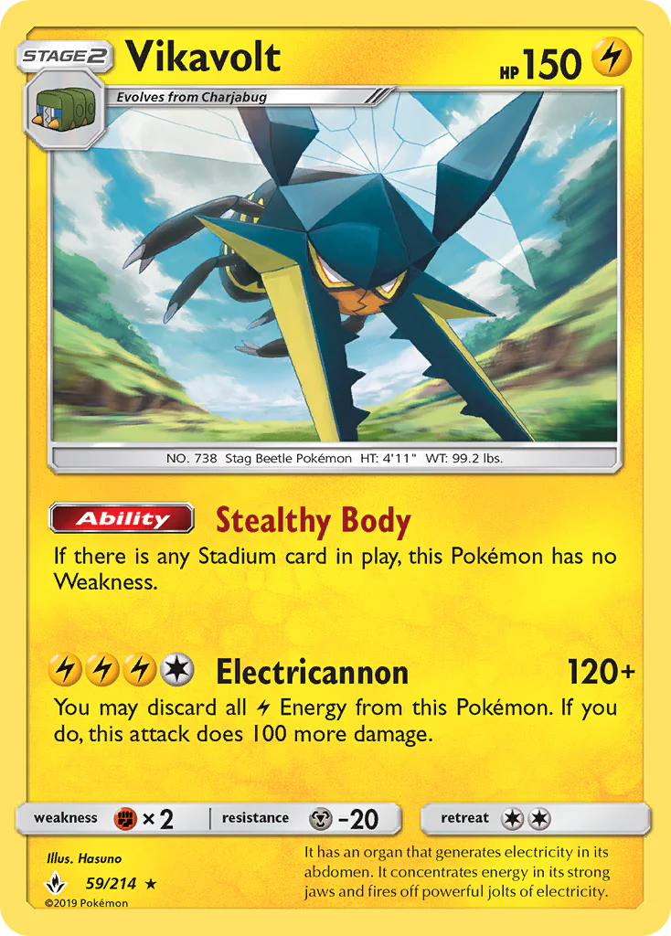Vikavolt (59/214) - [Holo Foil] Unbroken Bonds (UNB)