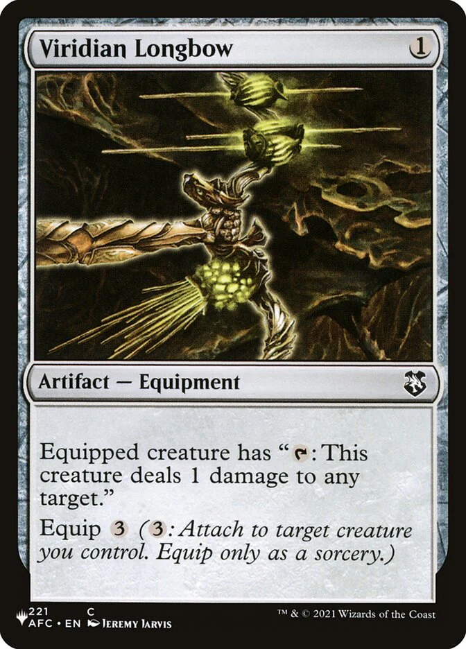 Viridian Longbow - The List (PLST)