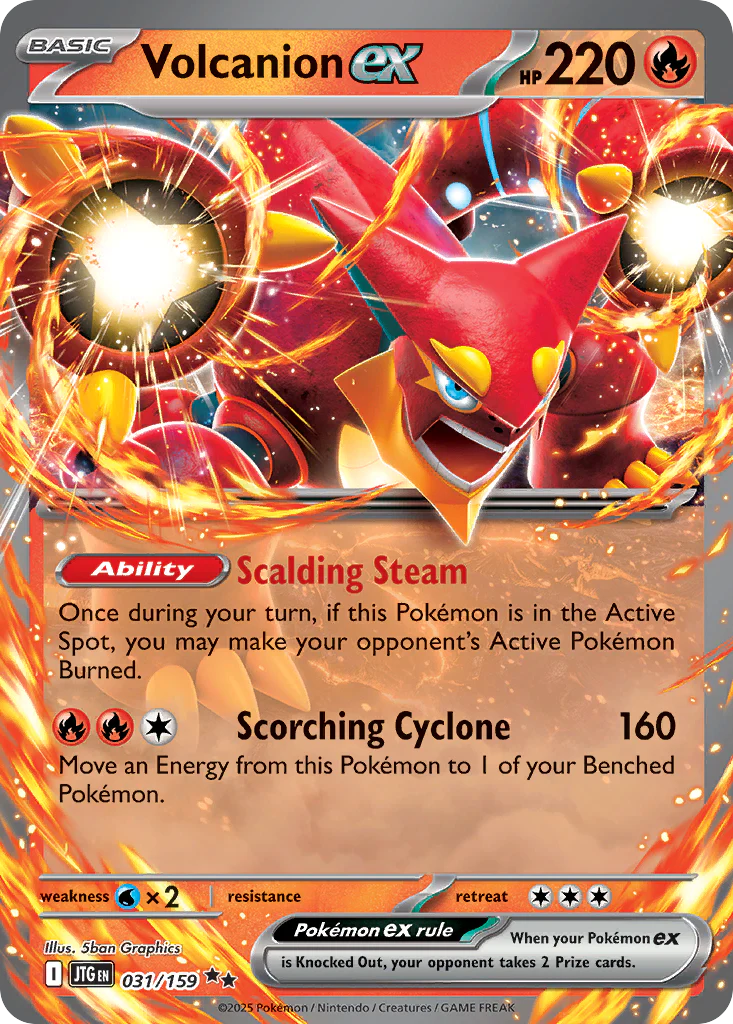 Volcanion ex (31/159) - [Holo Foil] Journey Together (JTG)