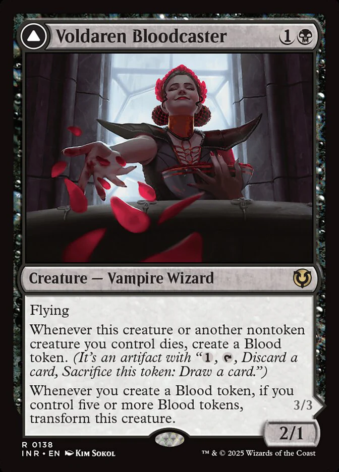 Voldaren Bloodcaster // Bloodbat Summoner - Innistrad Remastered (INR)
