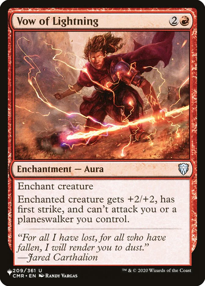 Vow of Lightning - The List (PLST)