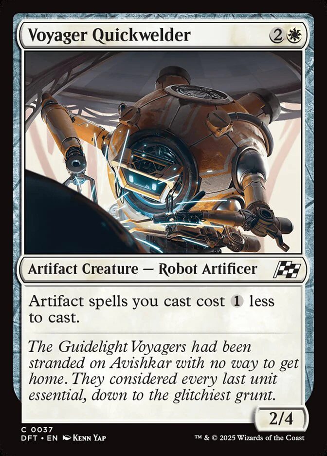 Voyager Quickwelder - [Foil] Aetherdrift (DFT)