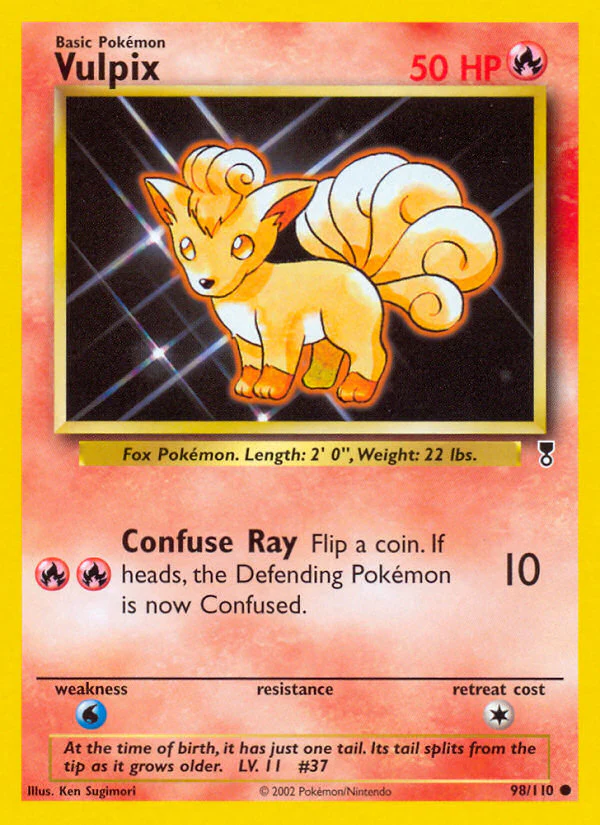 Vulpix (98/110) - [Reverse Holo] Legendary Collection (LC)