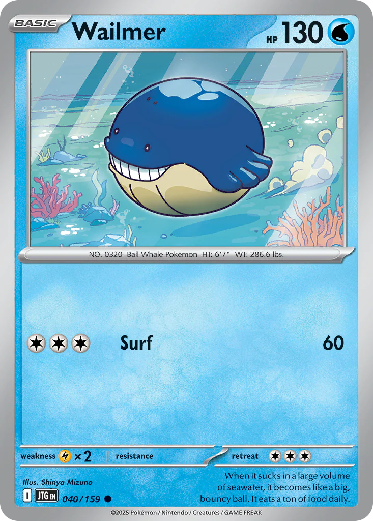 Wailmer (40/159) - Journey Together (JTG)