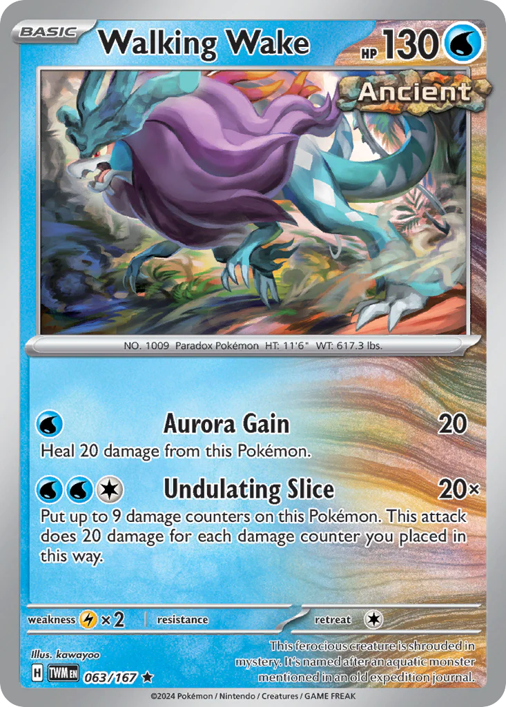 Walking Wake (63/167) - [Reverse Holo] Twilight Masquerade (TWM)