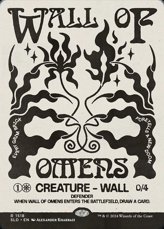 Wall of Omens (1518) - Secret Lair Drop (SLD)